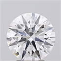 Del inventario de diamantes de laboratorio, 3.25 quilates, Redondo , Color D, claridad FL y certificado GIA