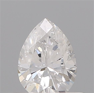 Foto Diamante Natural 0.41 quilates, De pera , Color D, claridad SI2 y certificado GIA de