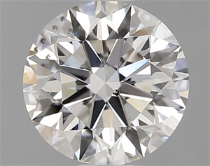 Picture of Natural Diamond 1.10 Carats, Round with Excellent Cut, G Color, SI2 Clarity and Certified by GIA
