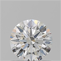 Natural Diamond 0.71 Carats, Round with Excellent Cut, F Color, IF Clarity and Certified by GIA
