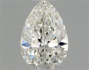 Foto Diamante Natural 0.40 quilates, De pera , Color H, claridad VVS2 y certificado GIA de
