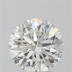 Foto Diamante Natural 1.80 quilates, Redondo , Color I, claridad SI1 y certificado GIA de