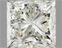 Natural Diamond 1.30 Carats, Princess with  Cut, L Color, VS2 Clarity and Certified by GIA