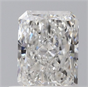 Diamante Natural 0.70 quilates, Radiante , Color F, claridad SI1 y certificado GIA
