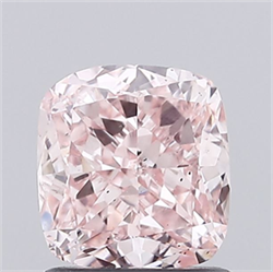Picture of Lab Grown Diamond 1.38 Carats, CUSHION MODIFIED with  Cut, Fancy Intense Pink Color, VS2 Clarity and Certified by IGI