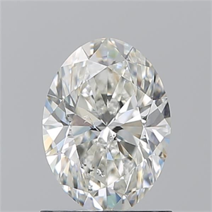 Foto Diamante Natural 1.19 quilates, Ovalado , Color I, claridad SI2 y certificado GIA de