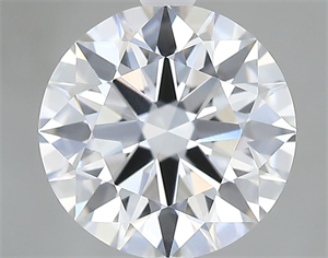 Picture of Lab Grown Diamond 2.82 Carats, Round with Excellent Cut, D Color, VVS2 Clarity and Certified by GIA