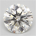 Natural Diamond 0.60 Carats, Round with Excellent Cut, J Color, VS1 Clarity and Certified by GIA