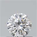 Diamante Natural 0.52 quilates, Redondo , Color D, claridad IF y certificado GIA