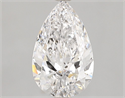 Diamante Natural 1.51 quilates, De pera , Color D, claridad I1 y certificado GIA