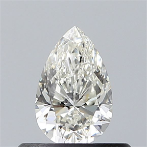 Picture of Natural Diamond 0.41 Carats, Pear with  Cut, I Color, VS2 Clarity and Certified by GIA