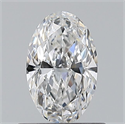 Natural Diamond 0.50 Carats, Oval with  Cut, E Color, VS1 Clarity and Certified by GIA