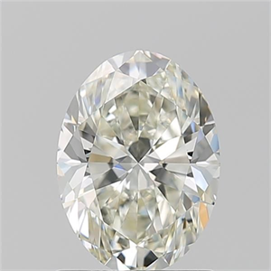 Picture of Natural Diamond 1.20 Carats, Oval with  Cut, J Color, VVS1 Clarity and Certified by GIA