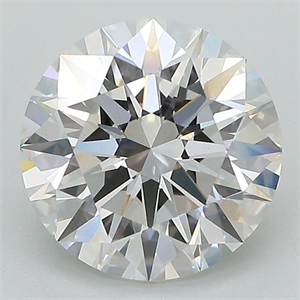 Picture of Lab Grown Diamond 3.08 Carats, Round with Excellent Cut, F Color, VS1 Clarity and Certified by GIA