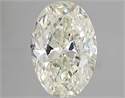 Natural Diamond 1.00 Carats, Oval with  Cut, I Color, SI1 Clarity and Certified by IGI