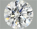 Lab Grown Diamond 3.08 Carats, Round with Ideal Cut, E Color, VVS2 Clarity and Certified by IGI