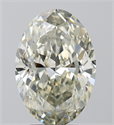 Natural Diamond 4.01 Carats, Oval with  Cut, L Color, VS1 Clarity and Certified by IGI
