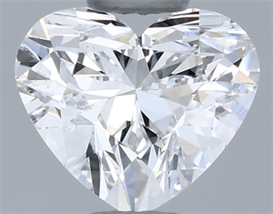 Picture of Natural Diamond 0.50 Carats, Heart with  Cut, D Color, VS2 Clarity and Certified by GIA