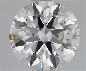 Picture of Natural Diamond 2.03 Carats, Round with Excellent Cut, E Color, VS2 Clarity and Certified by GIA
