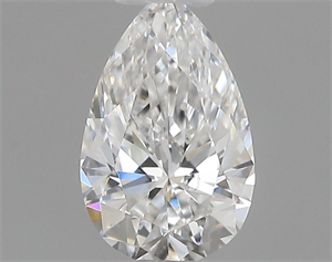 Picture of Natural Diamond 0.40 Carats, Pear with  Cut, F Color, VS2 Clarity and Certified by GIA