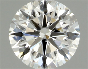 Foto Diamante Natural 0.42 quilates, Redondo , Color H, claridad SI1 y certificado GIA de