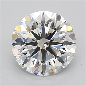 Picture of Lab Grown Diamond 4.00 Carats, Round with Excellent Cut, D Color, VVS1 Clarity and Certified by IGI