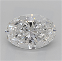 Natural Diamond 2.50 Carats, Oval with  Cut, E Color, SI2 Clarity and Certified by GIA