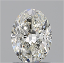 Natural Diamond 0.84 Carats, Oval with  Cut, I Color, VVS1 Clarity and Certified by GIA