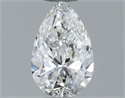 Natural Diamond 0.50 Carats, Pear with  Cut, G Color, VS1 Clarity and Certified by GIA