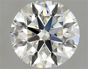 Picture of Natural Diamond 0.81 Carats, Round with Excellent Cut, H Color, IF Clarity and Certified by GIA