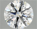 Lab Grown Diamond 3.02 Carats, Round with Excellent Cut, F Color, VVS2 Clarity and Certified by IGI