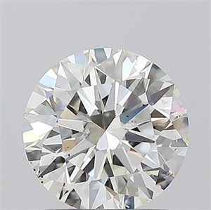 Picture of Natural Diamond 1.20 Carats, Round with Excellent Cut, J Color, SI1 Clarity and Certified by GIA
