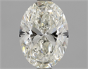 Natural Diamond 1.30 Carats, Oval with  Cut, J Color, VVS2 Clarity and Certified by GIA