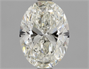 Natural Diamond 1.30 Carats, Oval with  Cut, J Color, VVS2 Clarity and Certified by GIA
