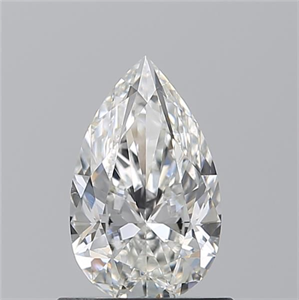 Foto Diamante Natural 0.70 quilates, De pera , Color G, claridad SI1 y certificado GIA de