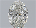 Natural Diamond 0.96 Carats, Oval with  Cut, H Color, VS2 Clarity and Certified by GIA