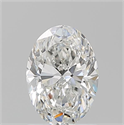Diamante Natural 1.20 quilates, Ovalado , Color G, claridad SI1 y certificado GIA