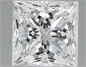 Natural Diamond 1.02 Carats, Princess with  Cut, E Color, VS2 Clarity and Certified by GIA