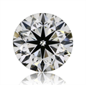 Natural Diamond 0.90 Carats, Round with Very Good Cut, K Color, VS1 Clarity and Certified by GIA