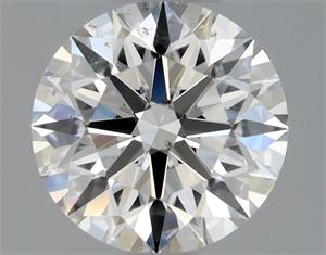 Picture of Natural Diamond 0.80 Carats, Round with Excellent Cut, H Color, SI1 Clarity and Certified by GIA