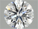 Lab Grown Diamond 2.01 Carats, Round with Excellent Cut, D Color, VVS2 Clarity and Certified by IGI