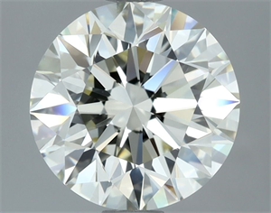 Picture of Natural Diamond 2.58 Carats, Round with Excellent Cut, M Color, IF Clarity and Certified by GIA