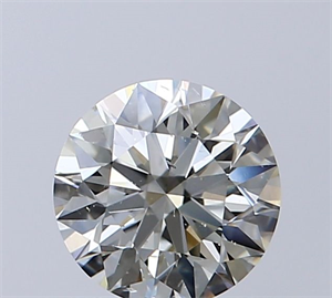 Picture of Natural Diamond 0.60 Carats, Round with Excellent Cut, L Color, SI2 Clarity and Certified by GIA