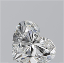 Natural Diamond 0.50 Carats, Heart with  Cut, H Color, VS1 Clarity and Certified by GIA