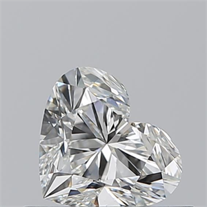 Picture of Natural Diamond 0.50 Carats, Heart with  Cut, H Color, VS1 Clarity and Certified by GIA