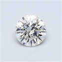 Natural Diamond 0.45 Carats, Round with Excellent Cut, I Color, SI1 Clarity and Certified by GIA