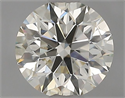 Natural Diamond 0.51 Carats, Round with Excellent Cut, I Color, SI1 Clarity and Certified by IGI