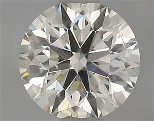 Picture of Natural Diamond 0.51 Carats, Round with Excellent Cut, I Color, SI1 Clarity and Certified by IGI