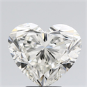 Natural Diamond 5.03 Carats, Heart with  Cut, H Color, VS1 Clarity and Certified by IGI