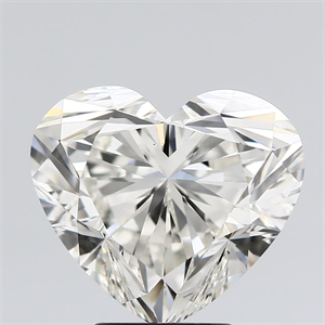 Picture of Natural Diamond 5.03 Carats, Heart with  Cut, H Color, VS1 Clarity and Certified by IGI